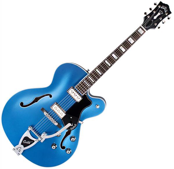 Guild X-175 Manhattan Special Newark ST - malibu blue Semi-hollow