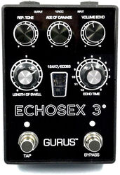 Pédale reverb / delay / echo Gurus Echosex 3°