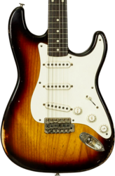 Guitare électrique forme str Haar guitars Trad S #43484 - Aged 2-Tone Chocolate Sunburst