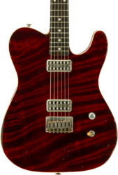 Guitare électrique forme tel Haar guitars Trad T Custom #43524 - Aged Brown Natural