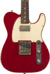 Guitare électrique forme tel Haar guitars Trad T Custom #42271 - Aged burgundy