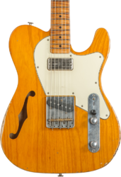 Guitare électrique forme tel Haar guitars Trad T Thinline #42270 - Aged Orange Antique