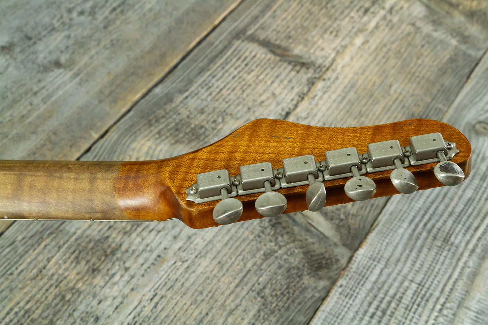 Haar Guitars Trad S 3s Kloppmann Mn #43485 - Aged 3 Tone Sunburst - Guitare Électrique Forme Str - Variation 11