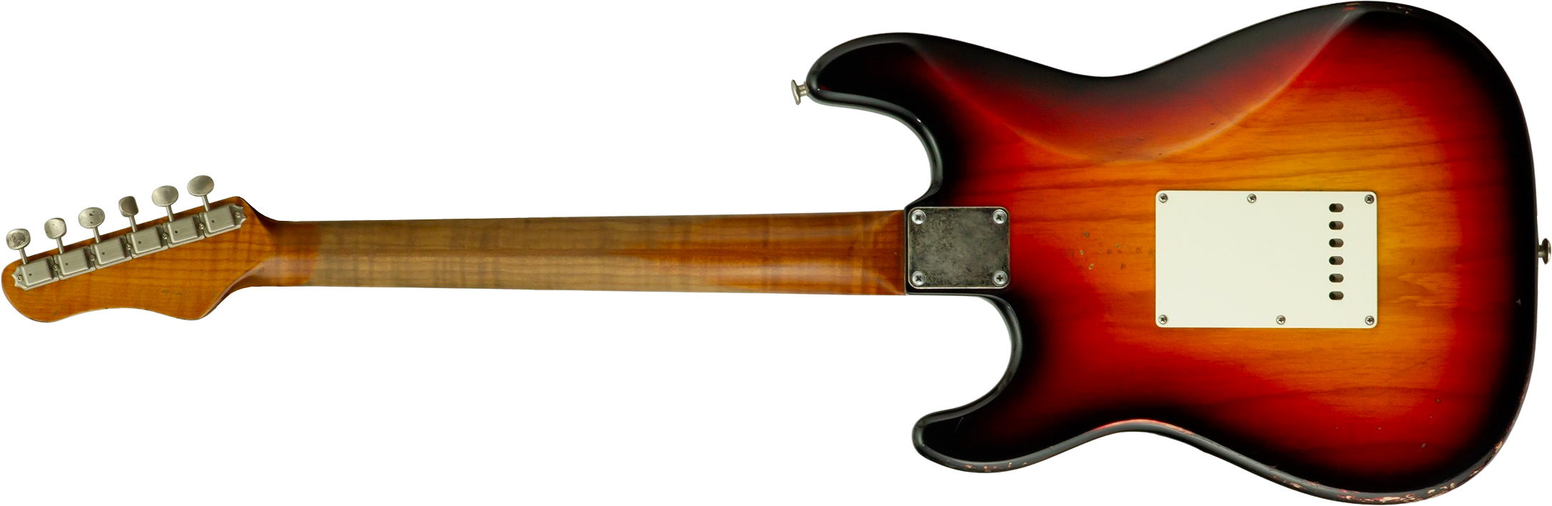 Haar Guitars Trad S 3s Kloppmann Mn #43485 - Aged 3 Tone Sunburst - Guitare Électrique Forme Str - Variation 1