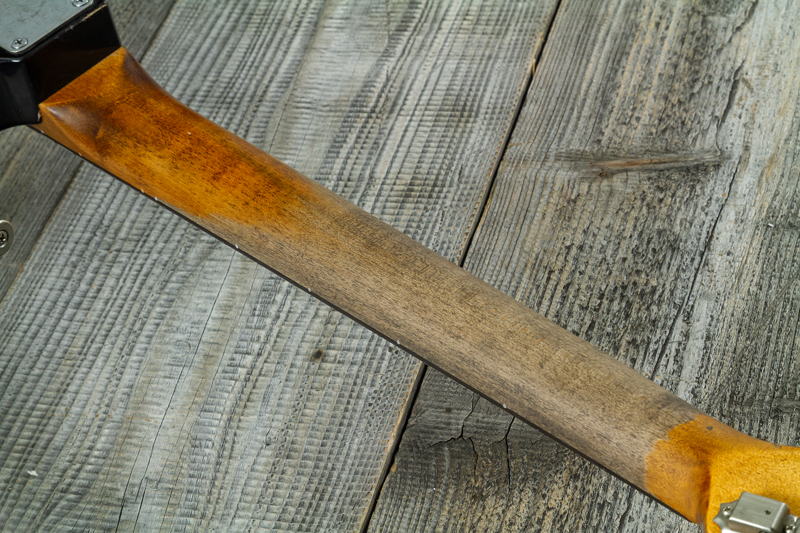 Haar Guitars Trad S 3s Klopppmann Trem Rw #43484 - Aged 2-tone Chocolate Sunburst - Guitare Électrique Forme Str - Variation 9