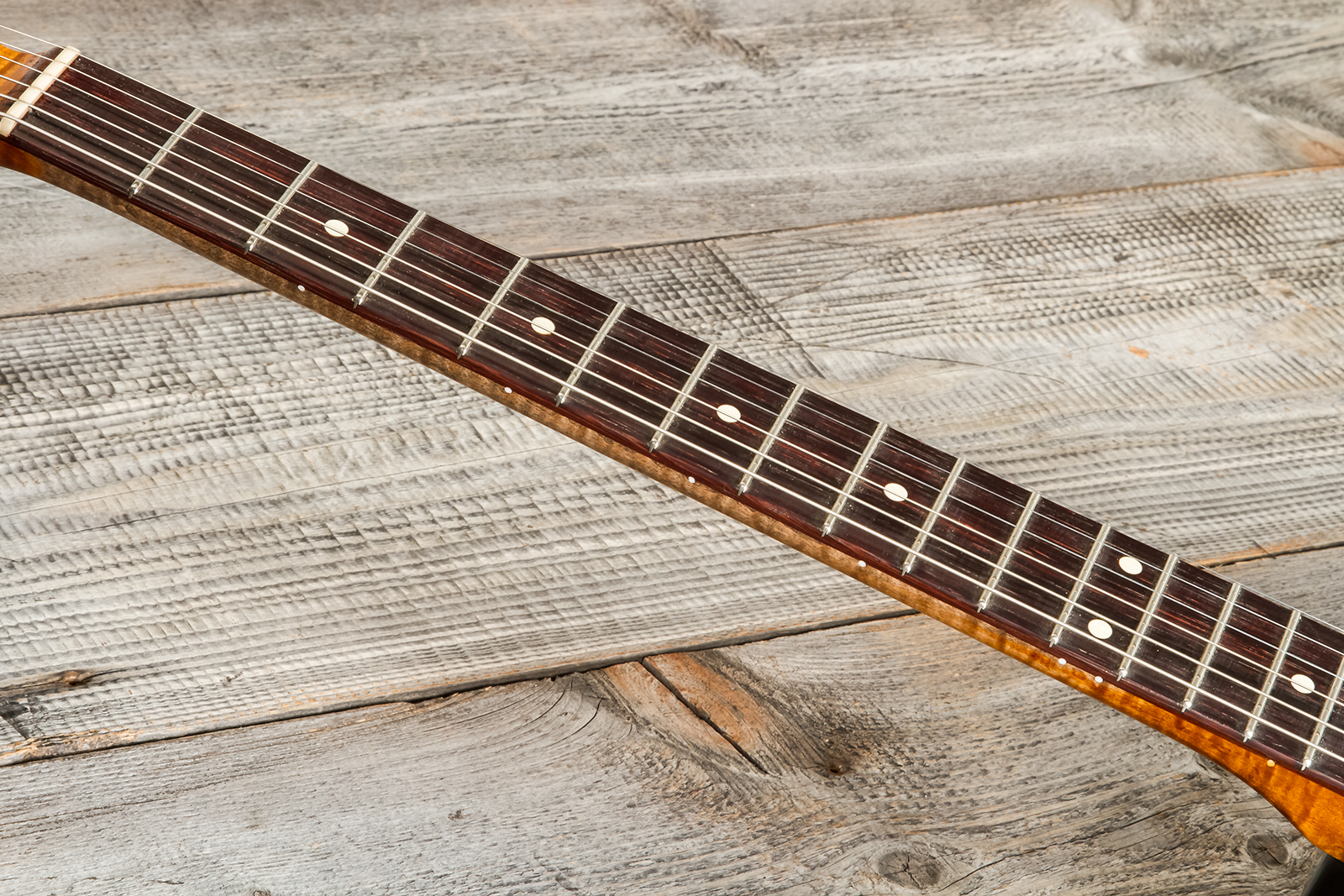 Haar Guitars Trad T Custom 2s Lindy Fralin Ht Rw #42267 - Aged 2-tone Tobacco - Guitare Électrique Forme Tel - Variation 5