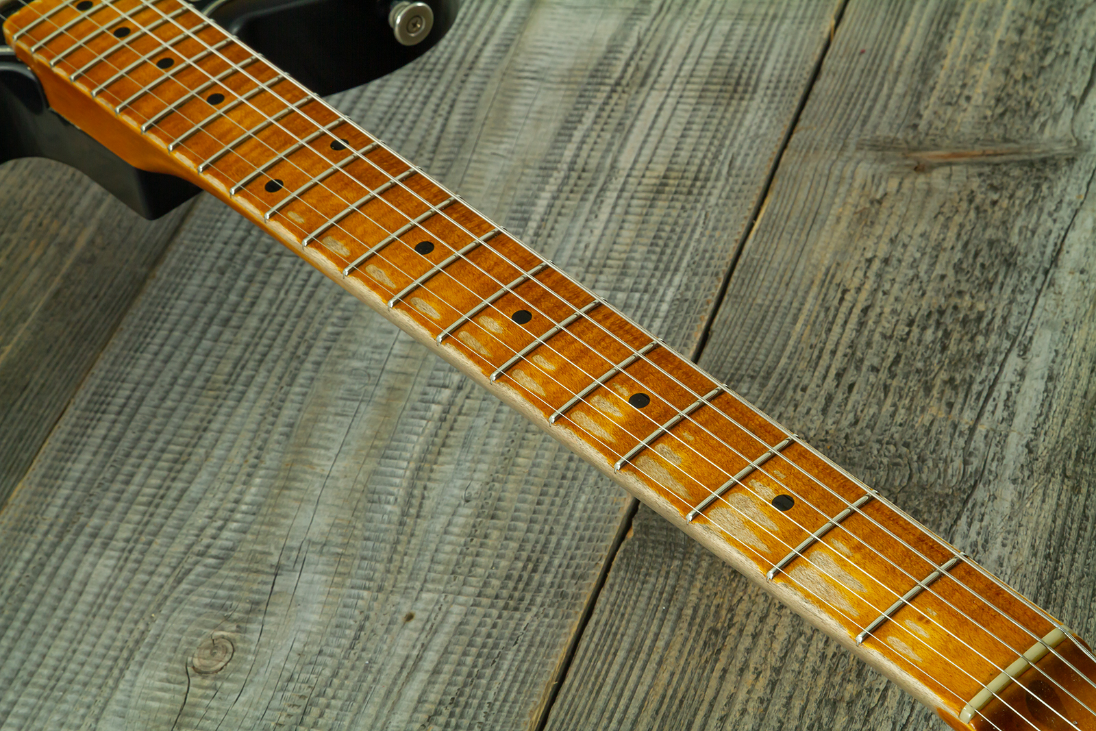 Haar Guitars Trad T Hs Brandon / Kloppmann Ht Mn #43591 - Aged 2 Tone Sunburst - Guitare Électrique Forme Tel - Variation 6
