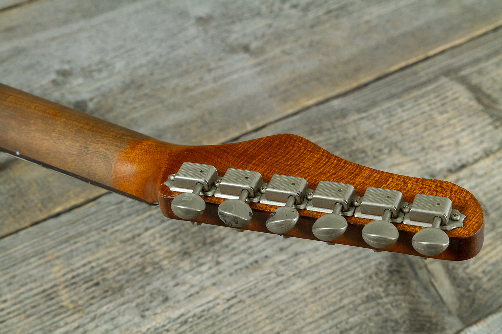 Haar Guitars Trad T Thinline 2s Lindy Fralin Rw #43483 - Aged Antique Natural - Guitare Électrique Forme Tel - Variation 10