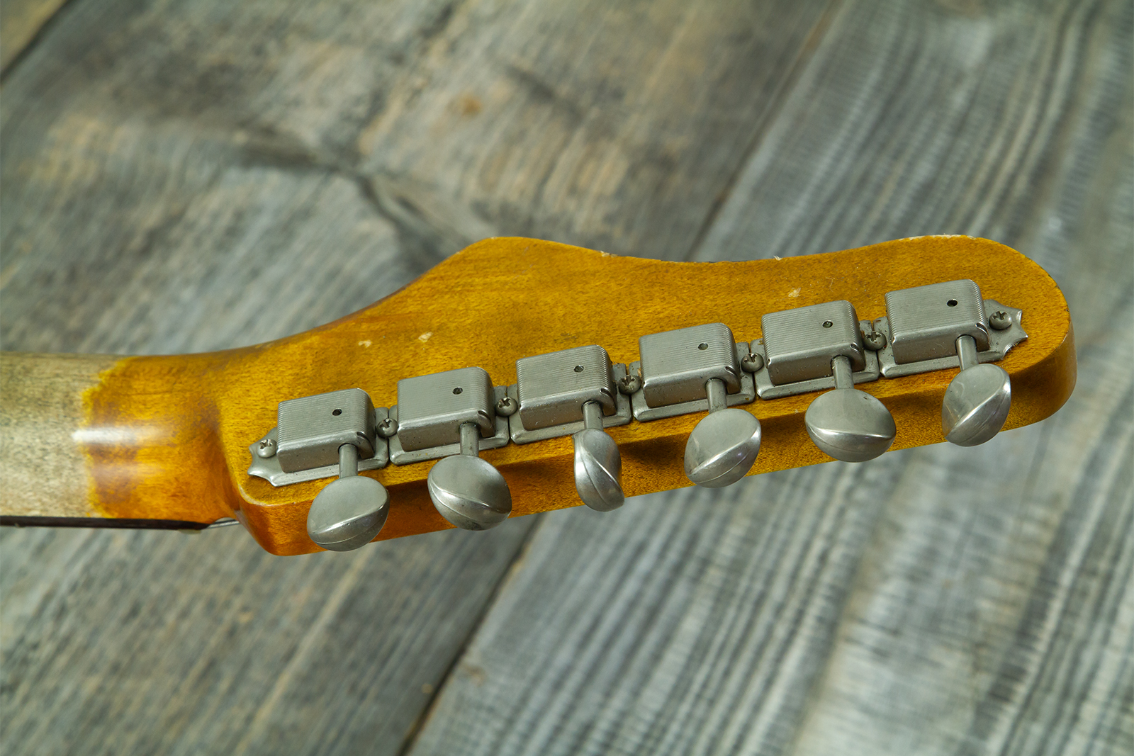 Haar Guitars Trad T Thinline 2s P90 Lindy Fralin Rw #43668 - Aged 3 Tone Sunburst - Guitare Électrique Forme Tel - Variation 12