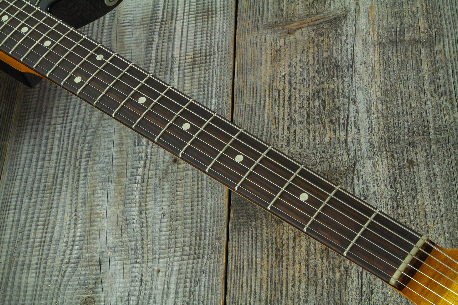Haar Guitars Trad T Thinline 2s P90 Lindy Fralin Rw #43668 - Aged 3 Tone Sunburst - Guitare Électrique Forme Tel - Variation 6