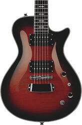 Guitare électrique single cut Hagstrom Ultra Swede - Burgundy burst