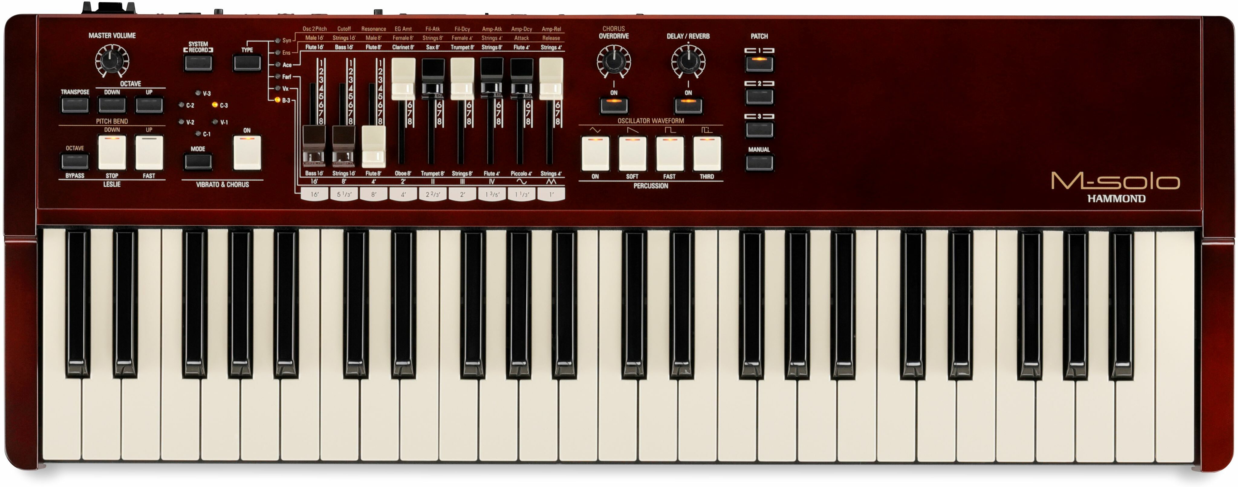 Hammond M-solo Burgundy - SynthÉtiseur - Main picture