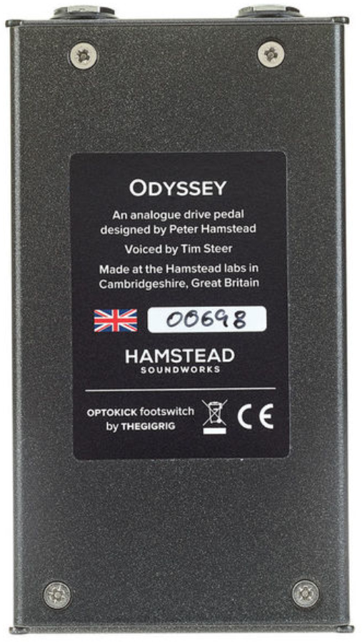 Hamstead Soundworks Odyssey Intergalactic Driver - PÉdale Overdrive / Distortion / Fuzz - Variation 3