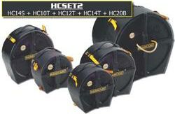 Housse pour fûts batterie Hardcase Kit HFusion 20 - 5 pieces -