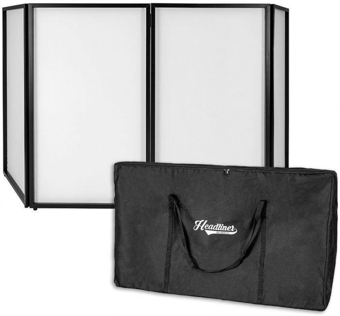 Stand & support dj Headliner Santa Monica Portable DJ Facade (Includes white Sc