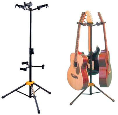 Hercules Stand Gs432b Floor 3-guitars Stand - Stand & Support Guitare & Basse - Variation 2