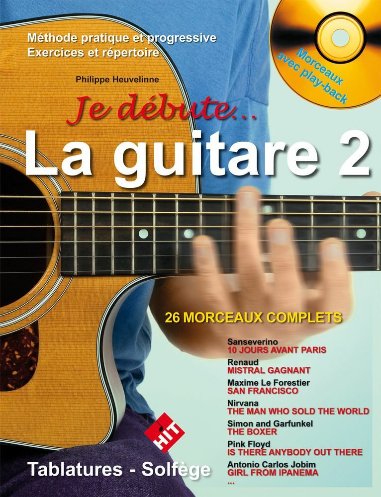 Hit Diffusion Je Debute La Guitare Avec Cd Vol 2 - Librairie Guitare Acoustique - Main picture