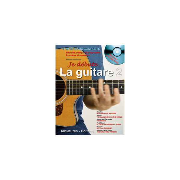 Hit Diffusion Je Debute La Guitare Avec Cd Vol 2 - Librairie Guitare Acoustique - Variation 1