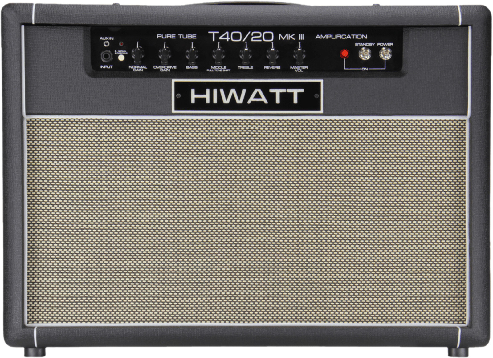 Hiwatt T40/20 Combo 2x12 Tube 20/40w El84 Reverb - Ampli Guitare Électrique Combo - Main picture