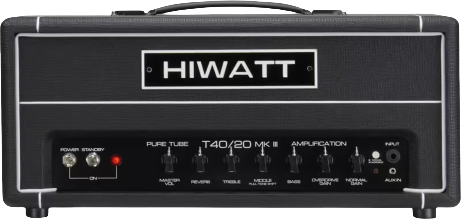 Hiwatt T40/20 Head Tube 20/40w El84 Reverb - Ampli Guitare Électrique TÊte / PÉdale - Main picture