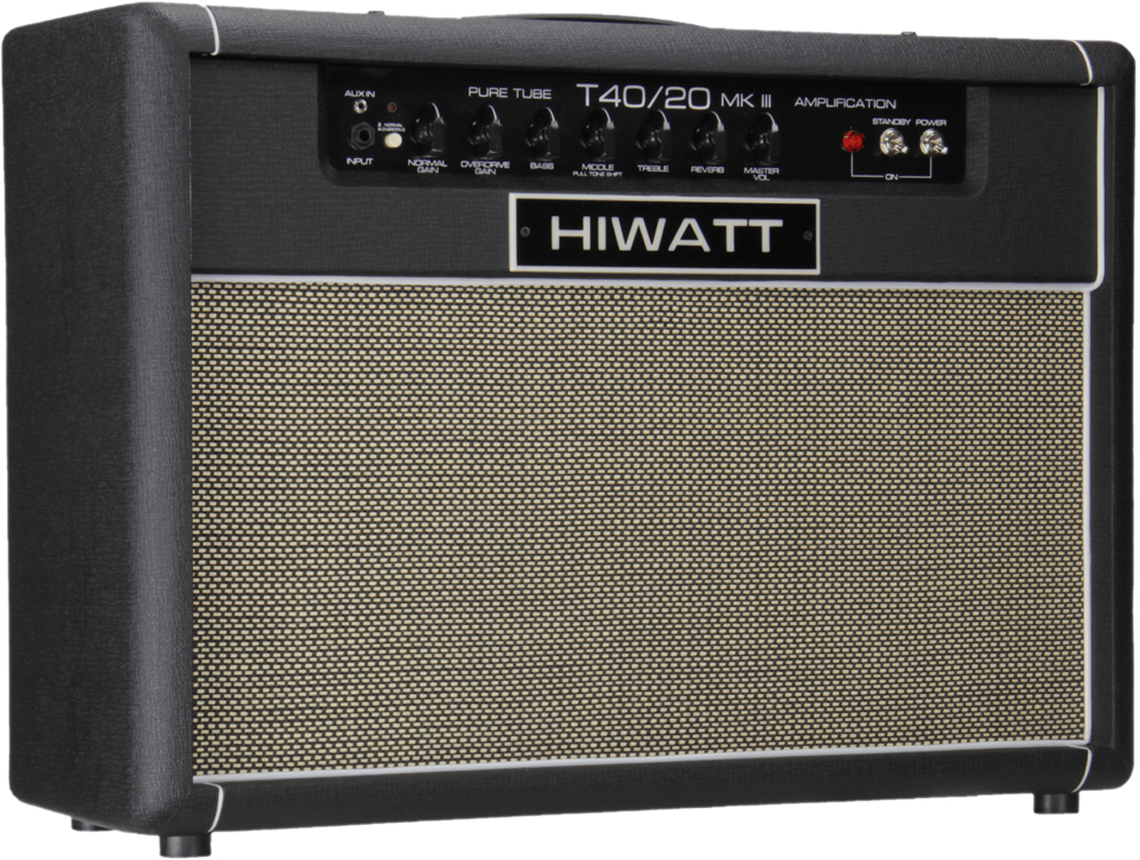 Hiwatt T40/20 Combo 2x12 Tube 20/40w El84 Reverb - Ampli Guitare Électrique Combo - Variation 1