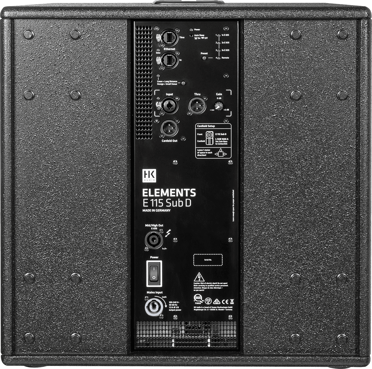 Hk Audio E115 Sub-d - Caisson Sub Sono Actif - Variation 3