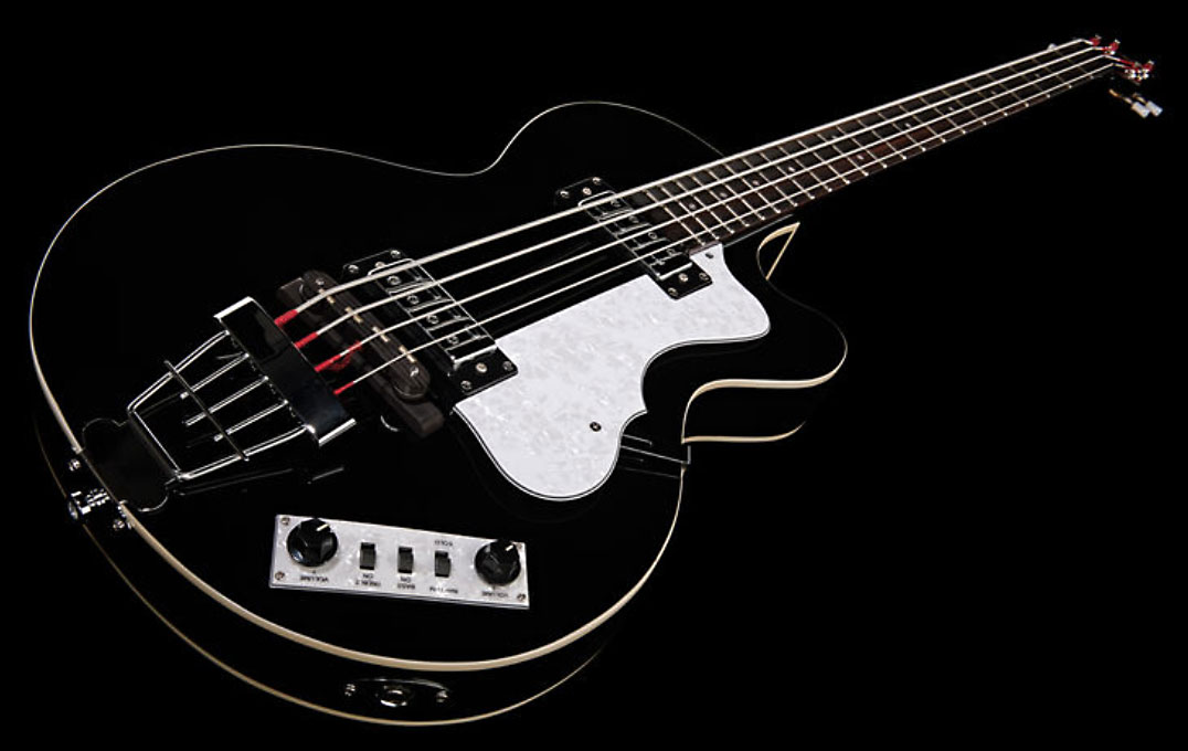 Hofner Club Bass Ignition Cw - Black - Basse Électrique 1/2 Caisse - Variation 1