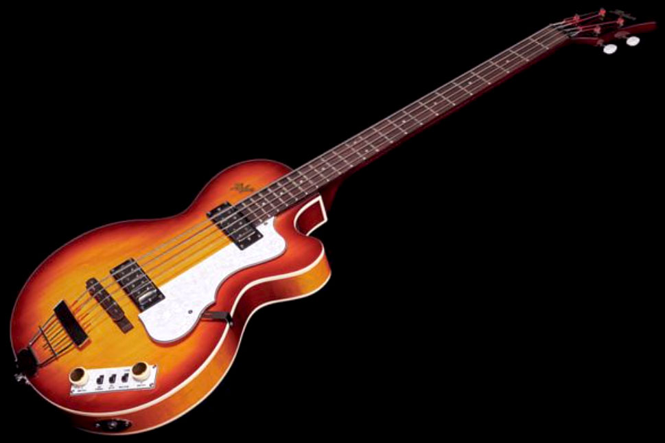 Hofner Club Bass Ignition Se Cw Jat - Vintage Sunburst - Basse Électrique 1/2 Caisse - Variation 1