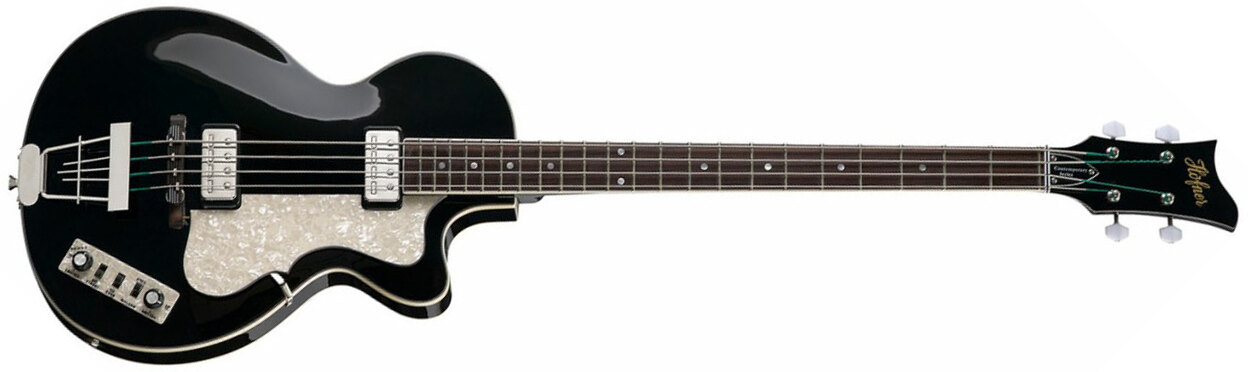 Hofner Club Bass Ct Cw - Black - Basse Électrique 1/2 Caisse - Main picture