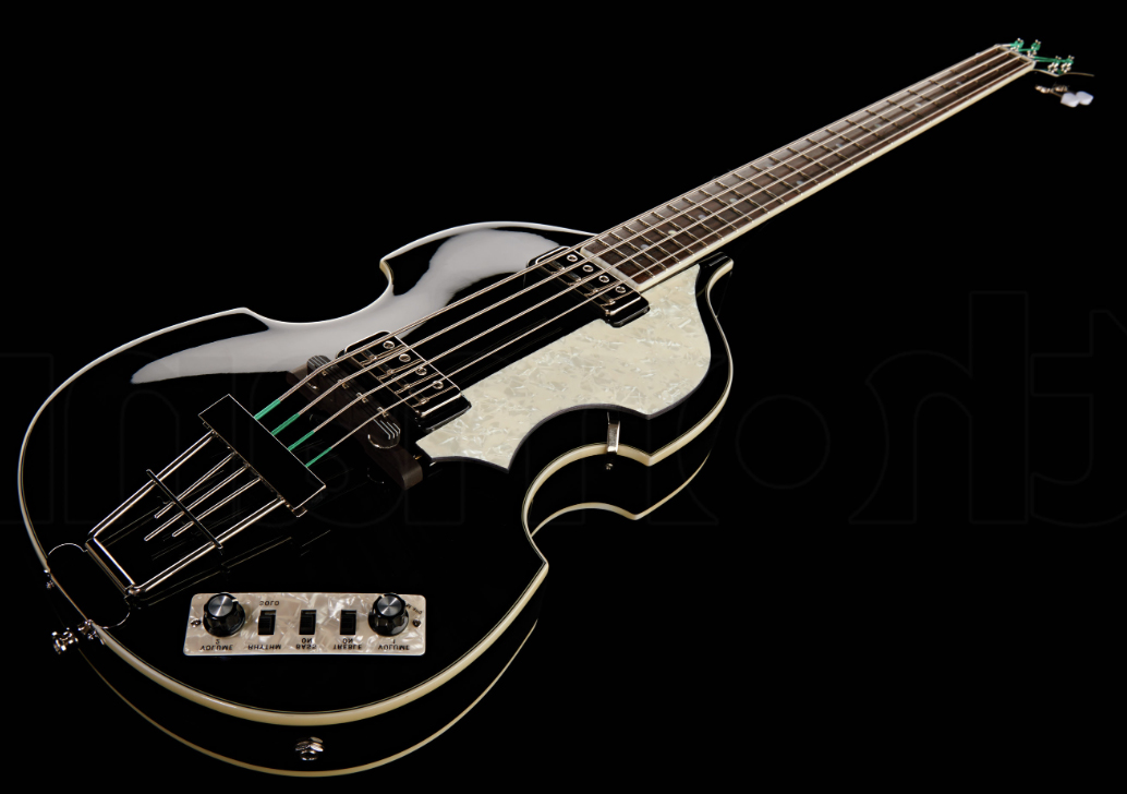 Hofner Violin Bass Contemporary Hct-500/1-sb - Black - Basse Électrique Solid Body - Variation 3