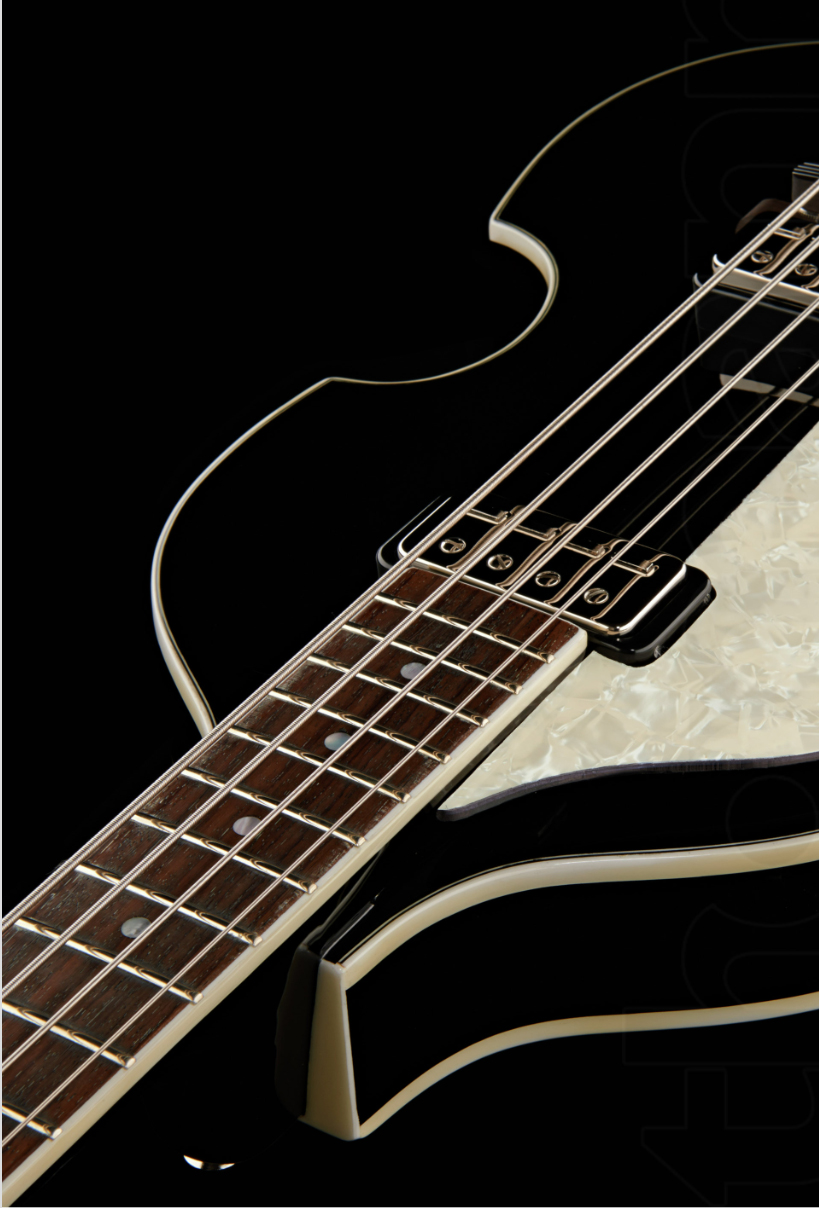 Hofner Violin Bass Contemporary Hct-500/1-sb - Black - Basse Électrique Solid Body - Variation 4