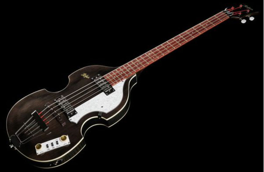 Hofner Violin Bass Ignition Se Jat - Black - Basse Électrique 1/2 Caisse - Variation 1