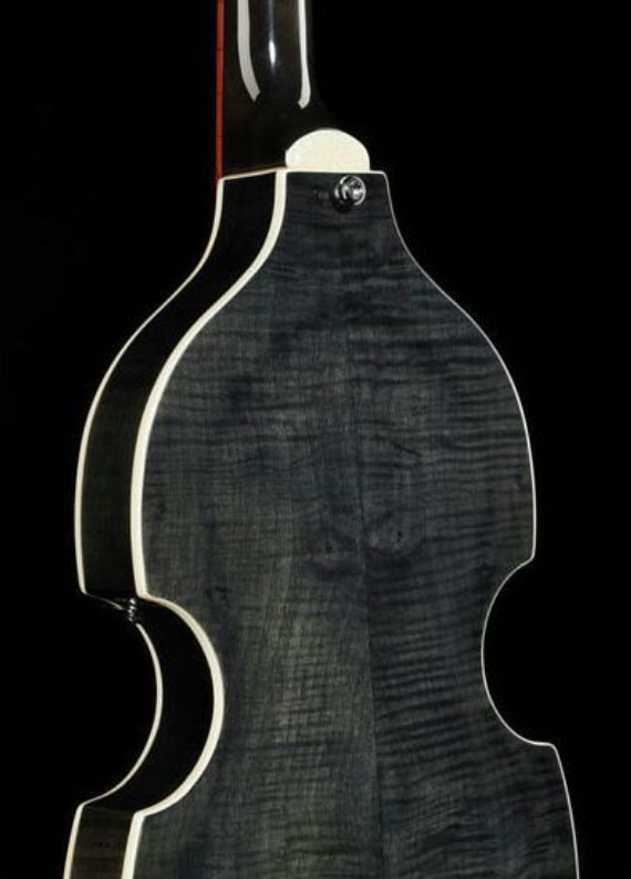 Hofner Violin Bass Ignition Se Jat - Black - Basse Électrique 1/2 Caisse - Variation 3