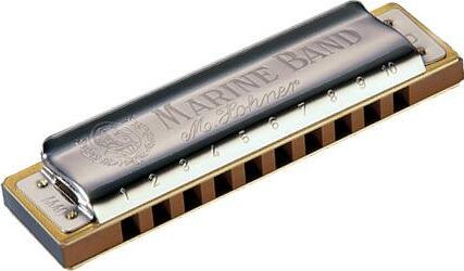 Hohner 1896/20 Harmo Marine Band 10 Tr D - Harmonica - Main picture