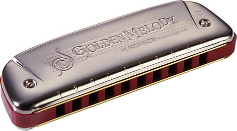 Hohner 542/20 Harmo Golden Melody Arg A - Harmonica - Main picture