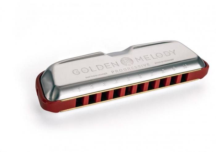 Harmonica Hohner 544/20 Golden Melody Progressive DO