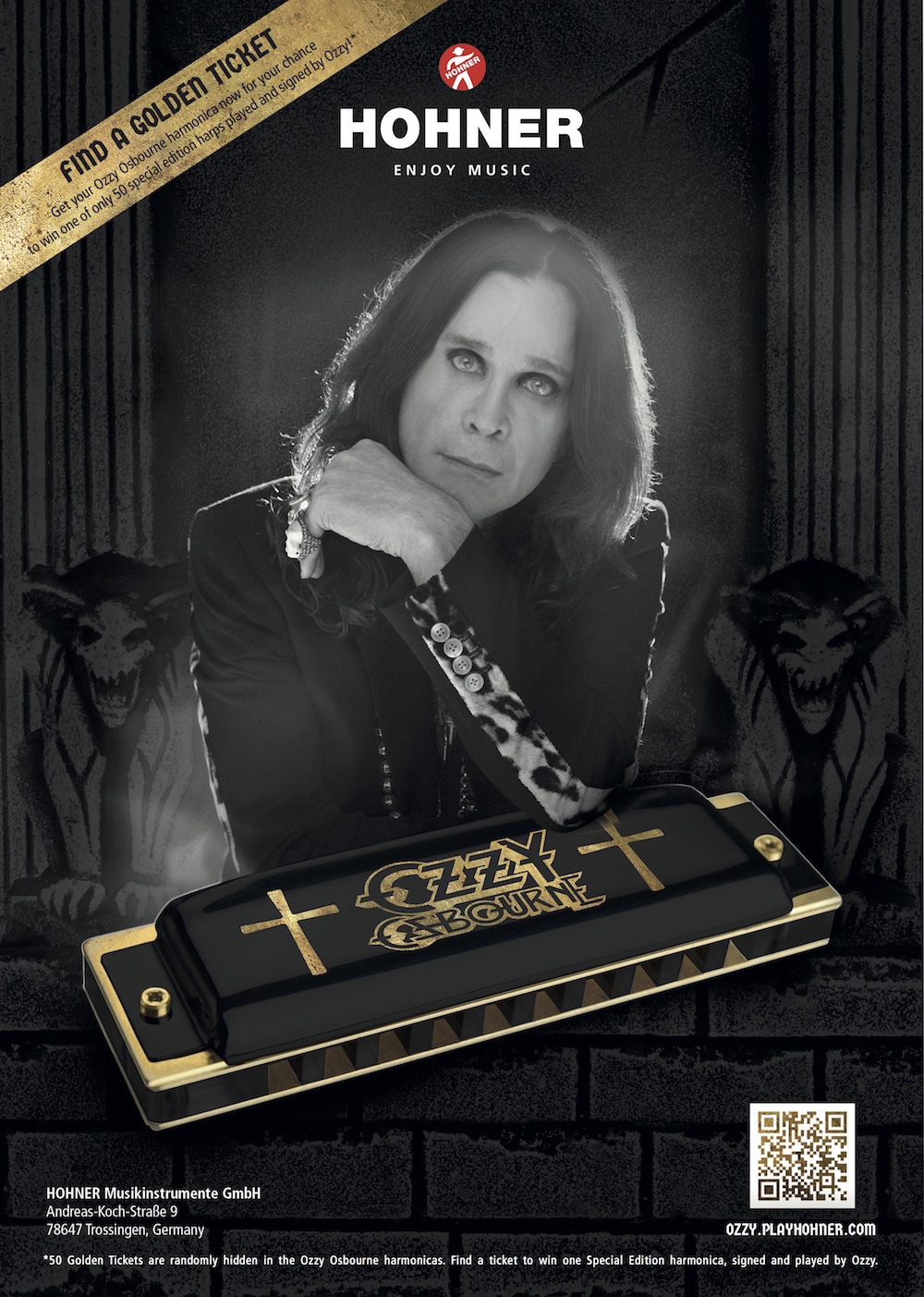 Hohner M666 Ozzy Osbourne Signature Series - Harmonica - Variation 3