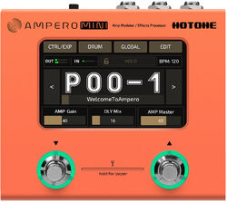 Multi effet guitare électrique Hotone Ampero Mini Orange