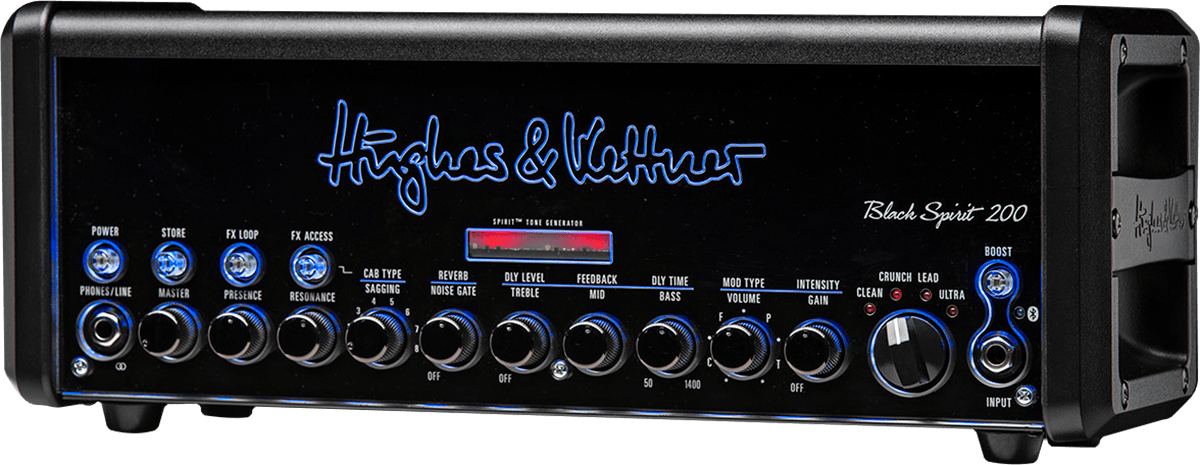 Hughes & Kettner Black Spirit 200 Head 2-20-200w - Ampli Guitare Électrique TÊte / PÉdale - Variation 1