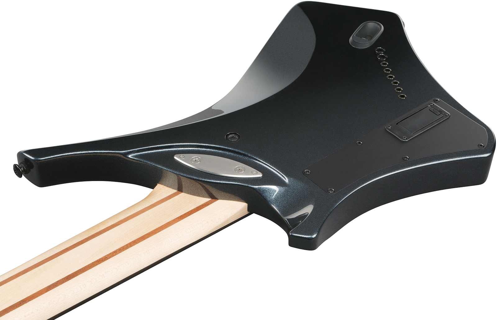 Ibanez A528 Ipt Alpha 8c Multiscale 2h Fishman Fluence Eb - Iron Pewter - Guitare Électrique MÉtal - Variation 3