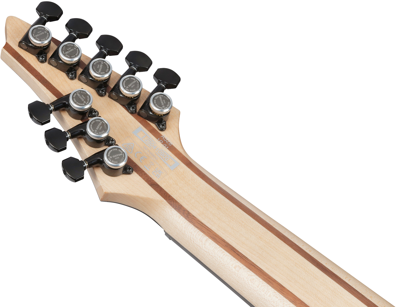 Ibanez A528 Ipt Alpha 8c Multiscale 2h Fishman Fluence Eb - Iron Pewter - Guitare Électrique MÉtal - Variation 4