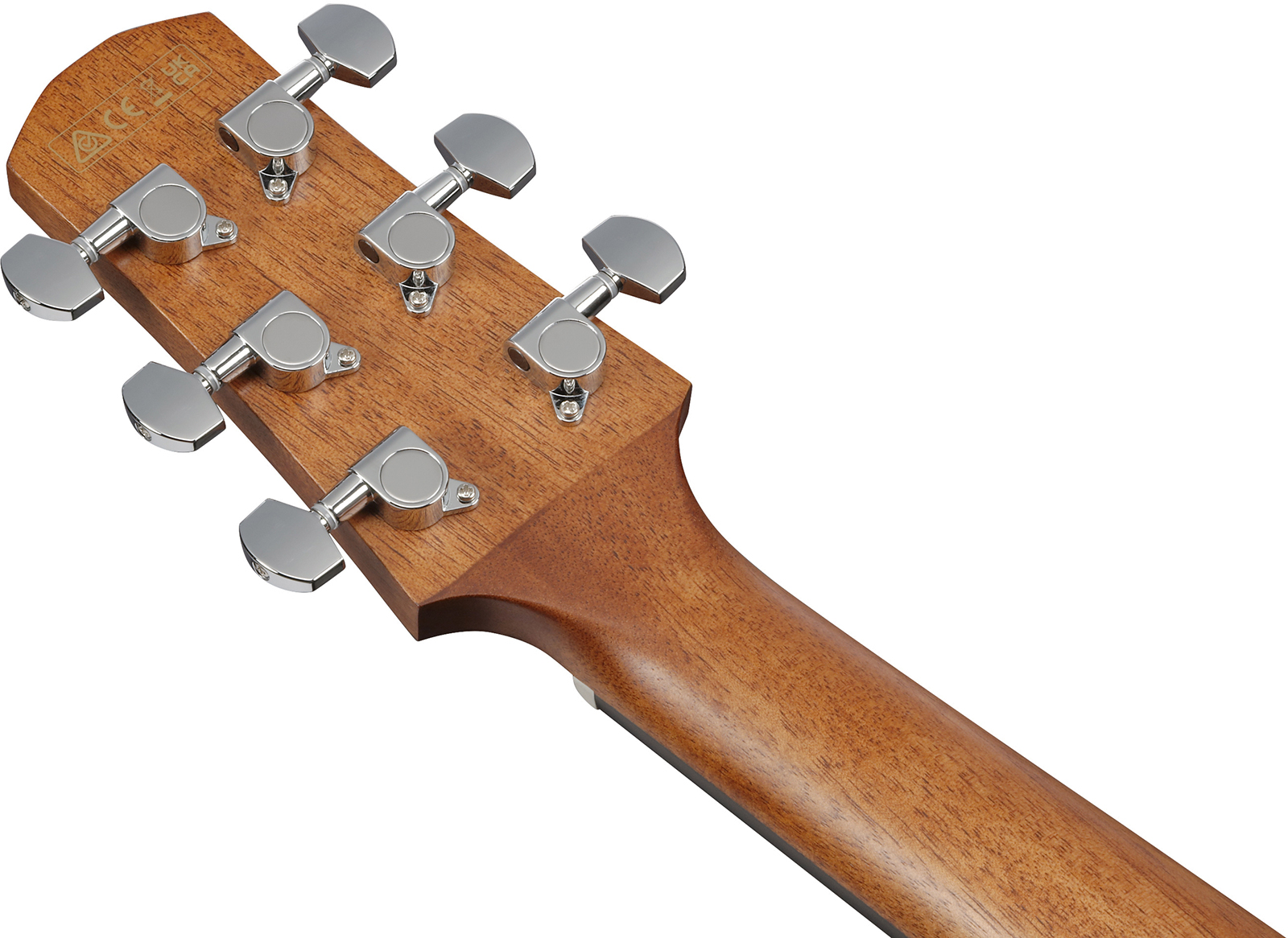 Ibanez Aad54e Omh Advanced Dreadnought Cw Acajou Sapele Pur - Open Pore Mahogany - Guitare Folk - Variation 5