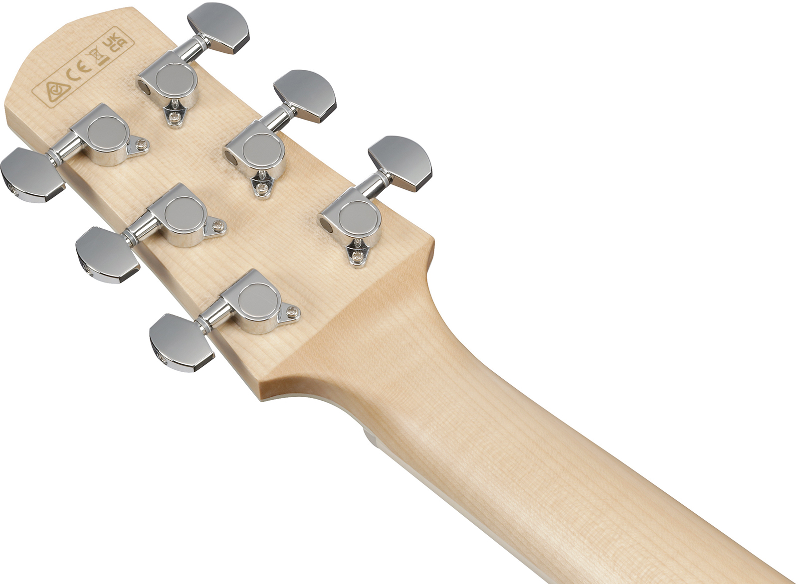 Ibanez Aad77m1e Oaw Advanced Dreadnought Cw Epicea Erable Mn - Open Pore Antique White - Guitare Folk - Variation 6