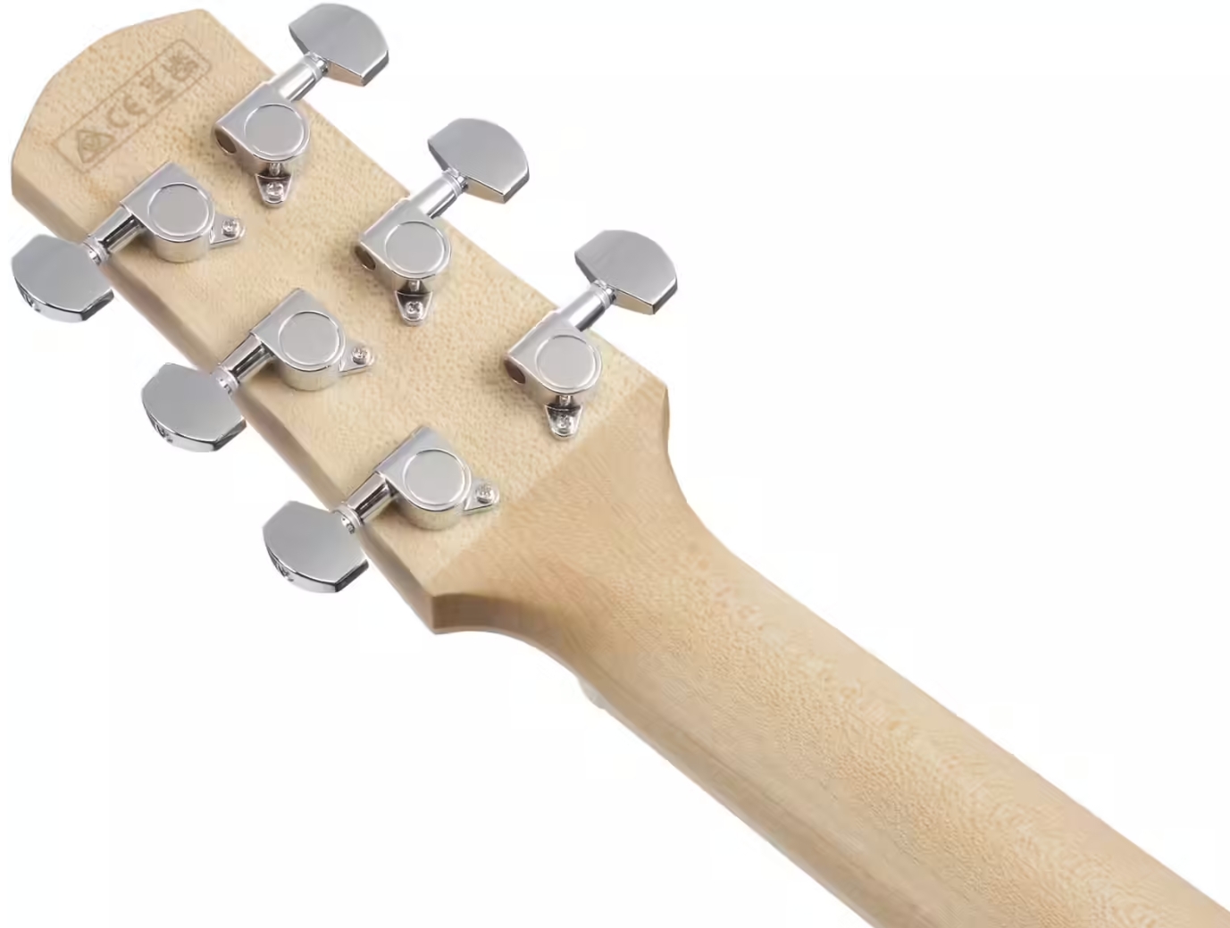 Ibanez Aam370e Oaw Advanced Auditorium Epicea Erable Mn - Open Pore Antique White - Guitare Folk - Variation 4