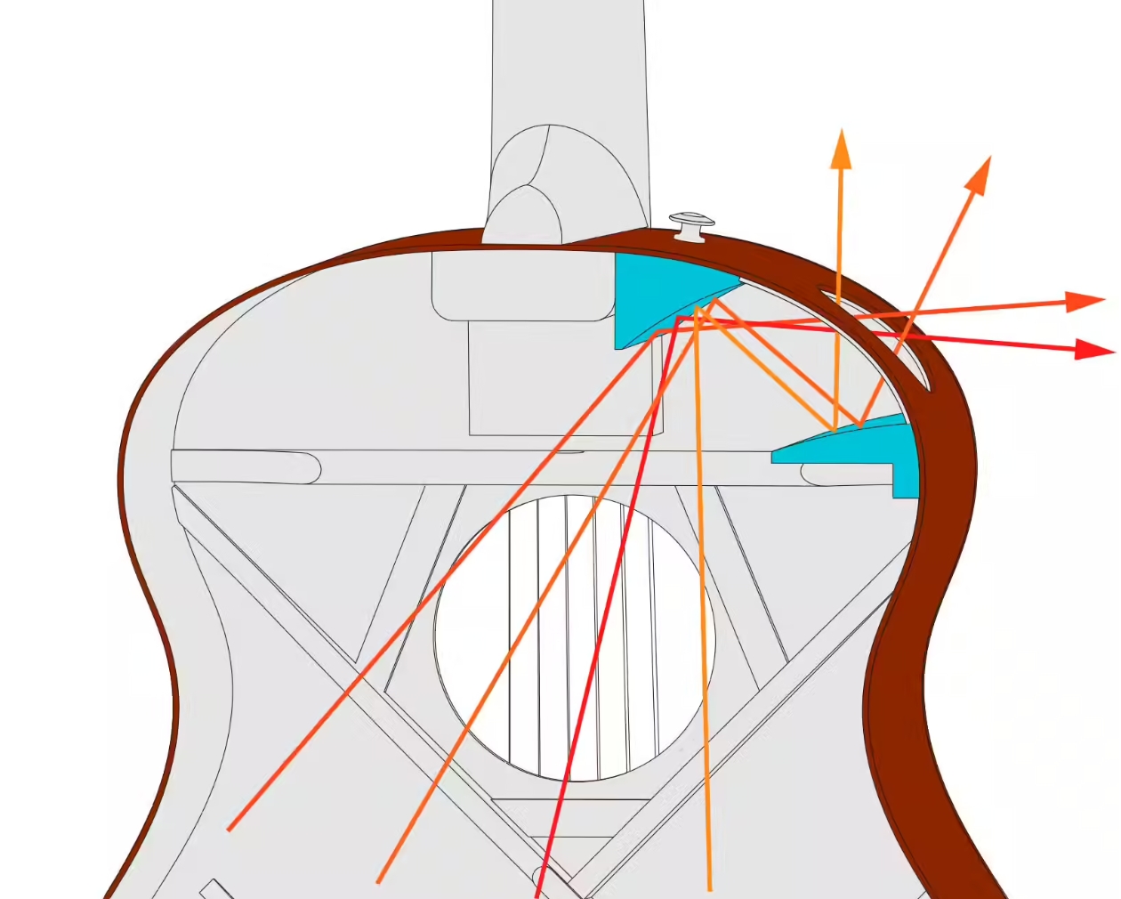 Ibanez Aam370e Oaw Advanced Auditorium Epicea Erable Mn - Open Pore Antique White - Guitare Folk - Variation 5
