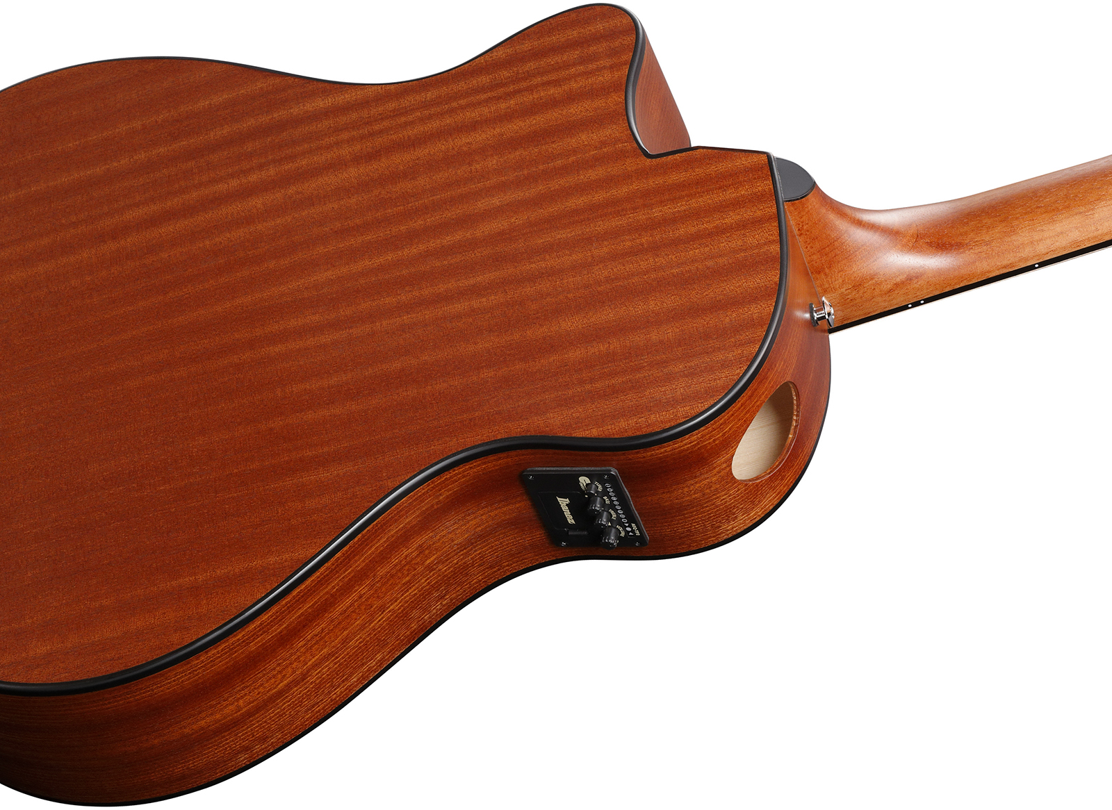 Ibanez Aam50ce Opn Auditorium Cw Epicea Sapele Pur - Open Pore Natural - Guitare Folk - Variation 5