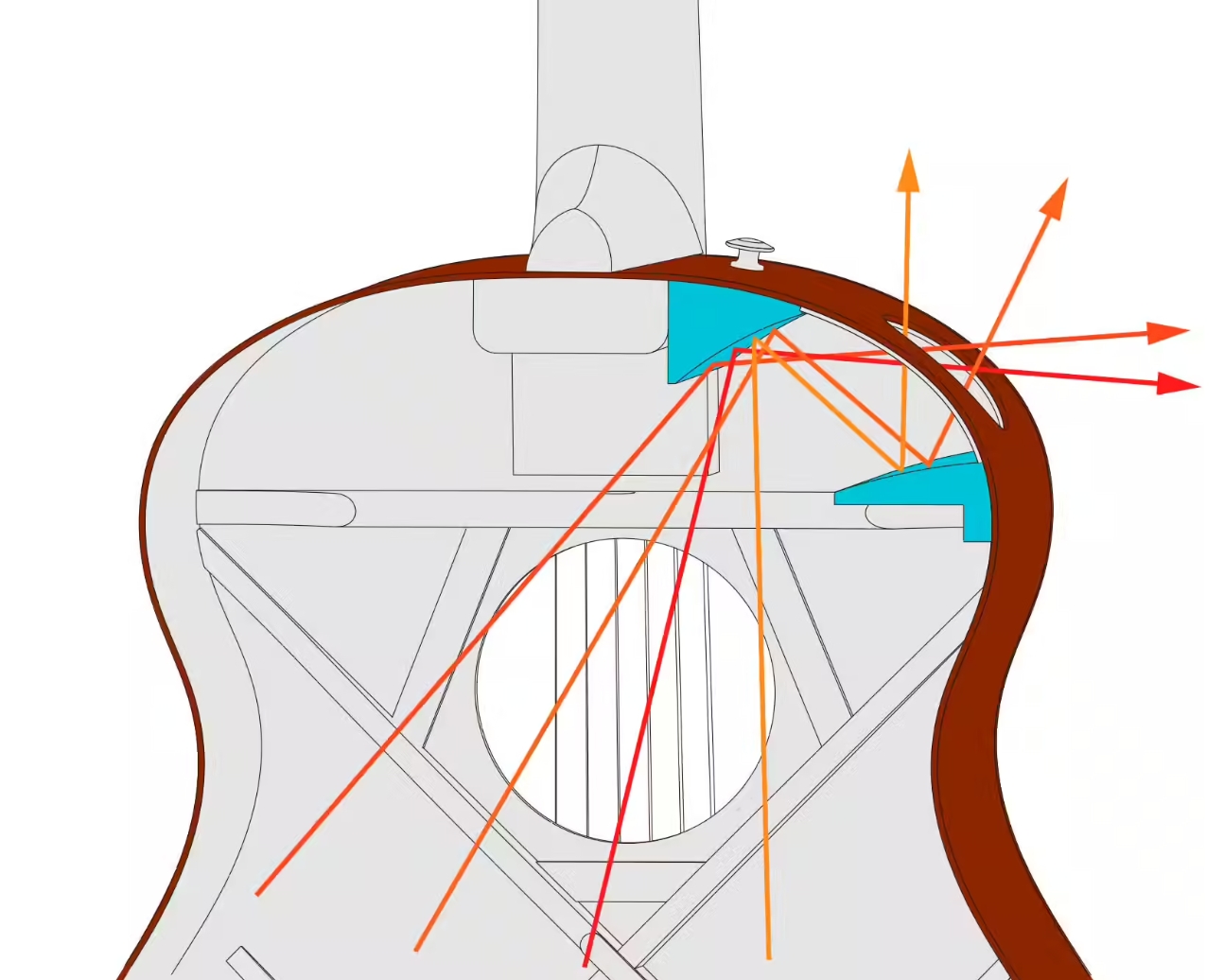 Ibanez Aam50ce Sbo Advanced Auditorium Cw Epicea Sapele Pur - Sapphire Blue Burst Open Pore - Guitare Folk - Variation 5