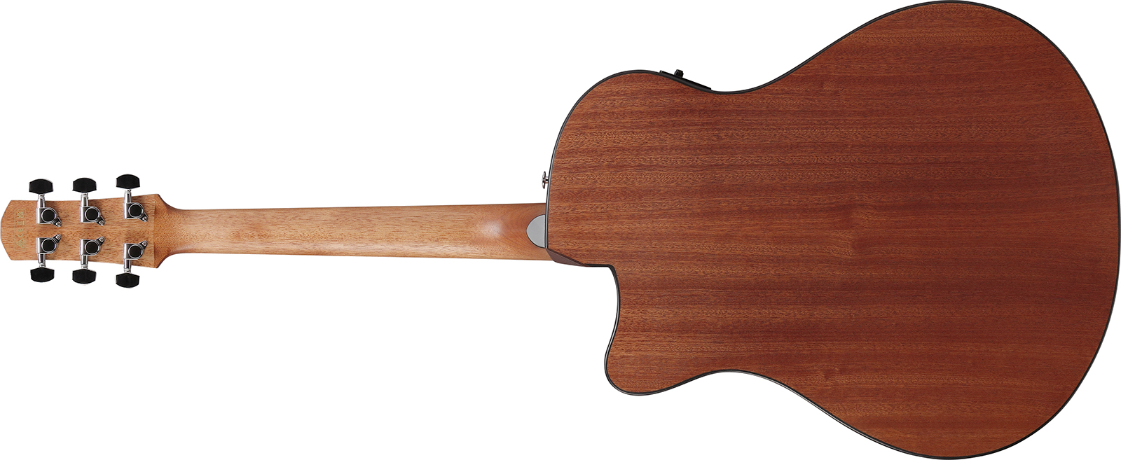 Ibanez Aam54ce Opn Auditorium Cw Tout Sapele Pur - Open Pore Natural - Guitare Folk - Variation 1