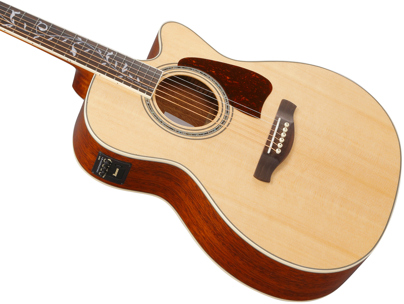 Ibanez Ac390ce Nt Artwood Concert Cw Epicea Acajou Rw - Natural - Guitare Folk - Variation 1