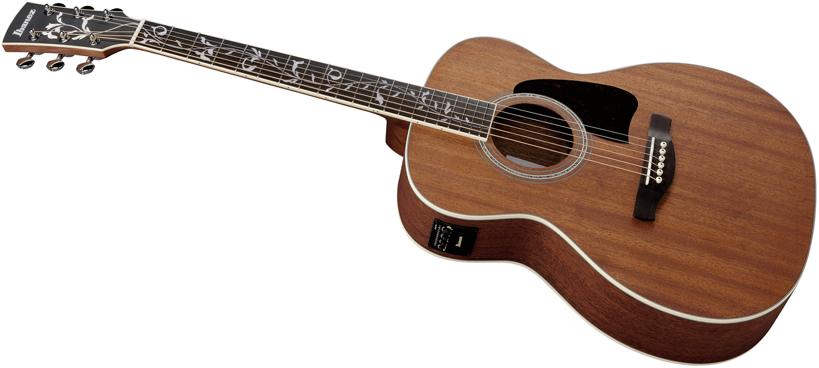 Ibanez Ac390mhe Opn Artwood Concert Tout Acajou Rw - Open Pore Natural - Guitare Folk - Variation 2